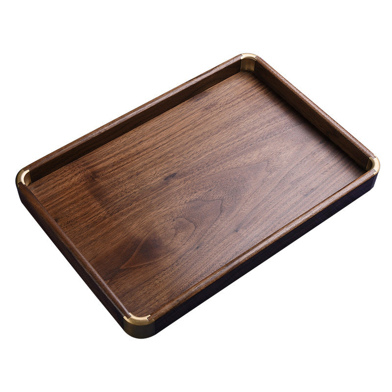 Walnut and Brass Tray